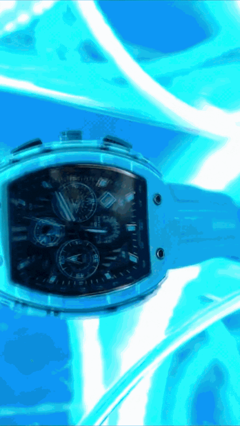 Men’s Premium Sport Chronograph – White Silicone Strap