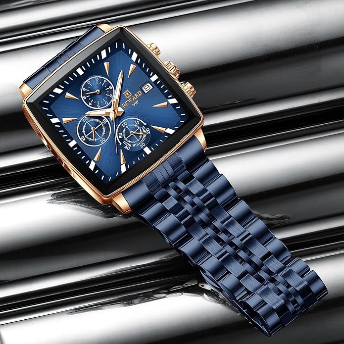 REWARD Rectangle Quartz Wristwatches