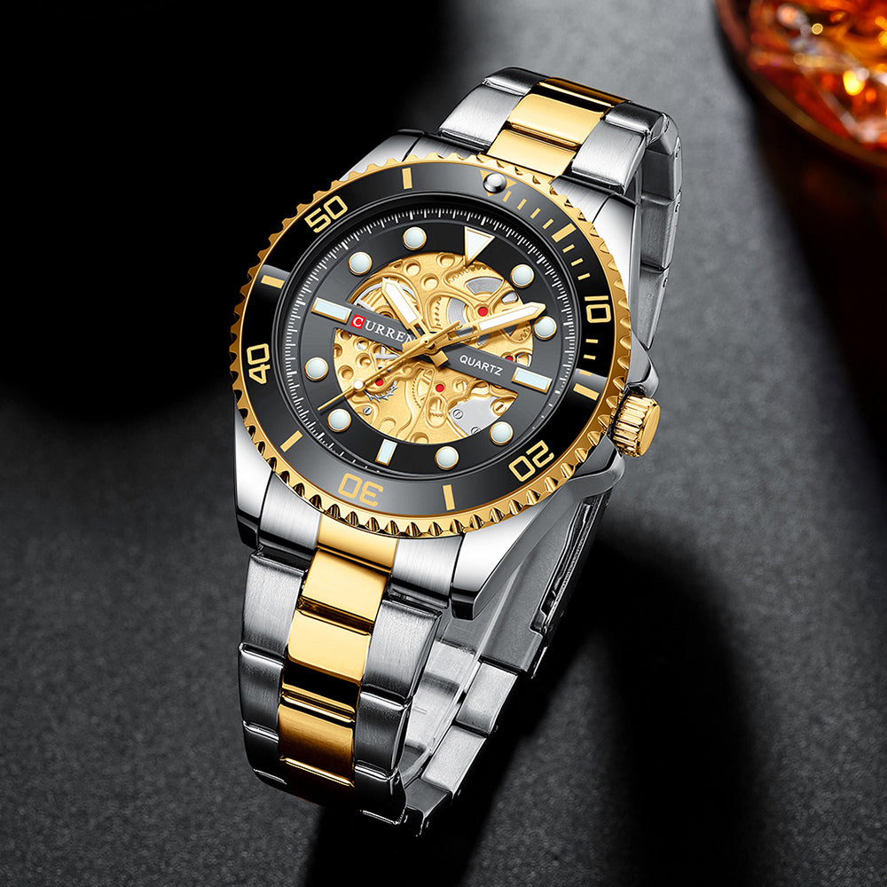 CURREN 8412 Stainless  Steel Watch
