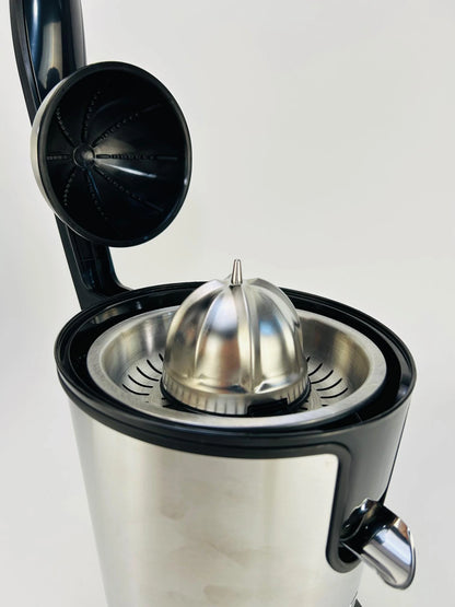Electric Citrus Juicer 350W – Stainless Steel Orange & Lemon Juice Extractor Machine
