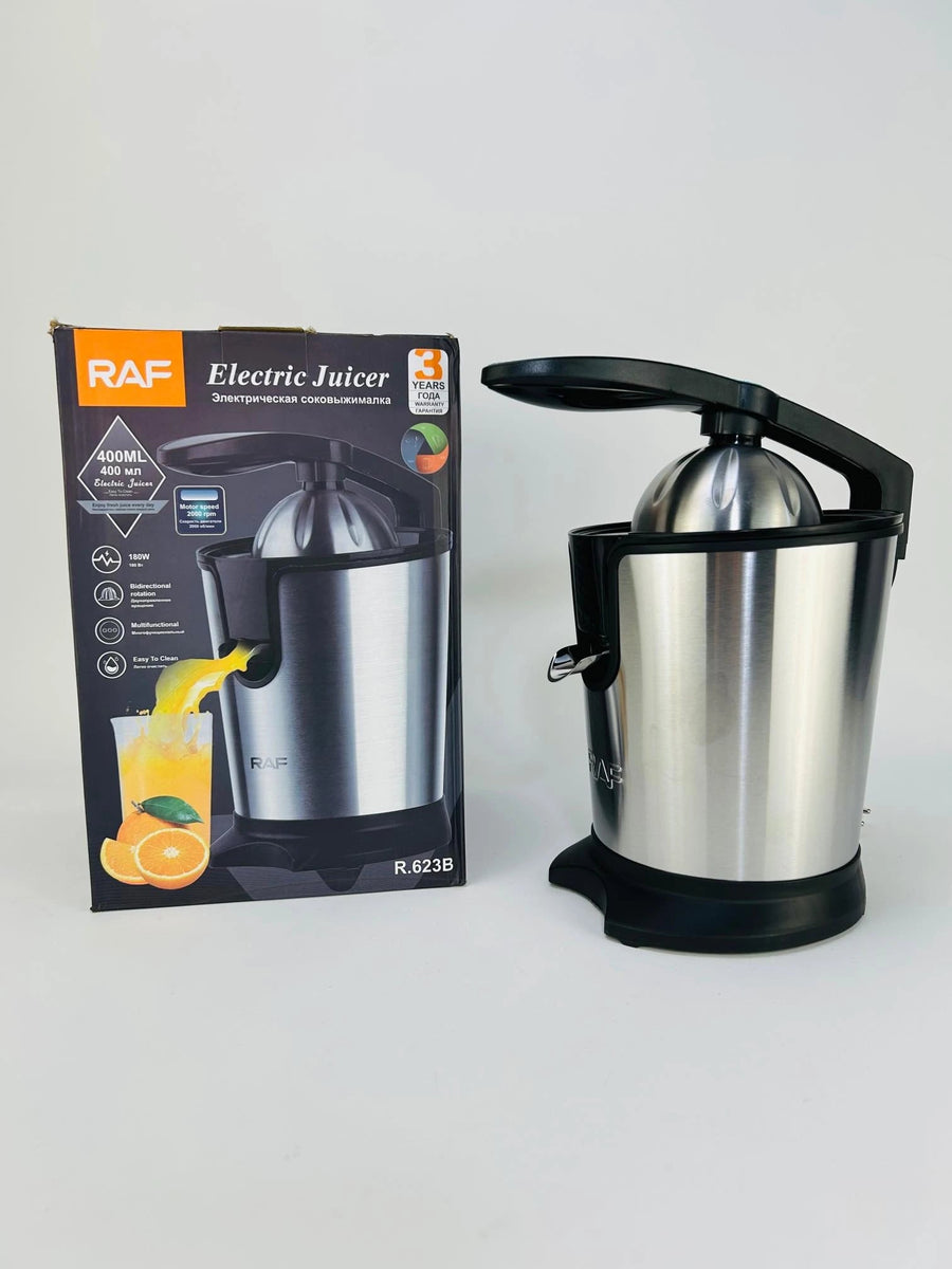 Electric Citrus Juicer 350W – Stainless Steel Orange & Lemon Juice Extractor Machine